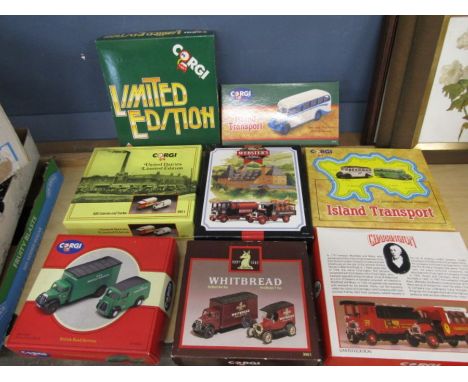 8 limited edition Corgi diecast box sets