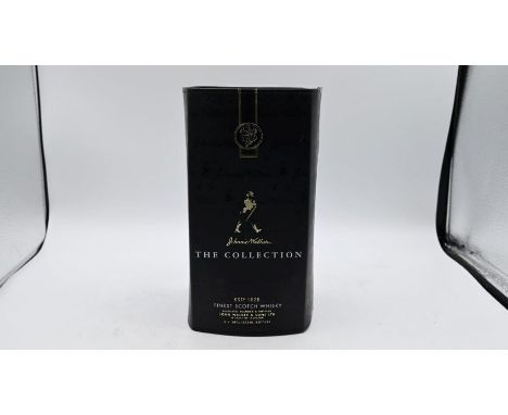 Johnnie Walker 'The Collection' Finest Scotch Whisky including four 200ml bottles. Green, Black, Blue and Gold label bottles