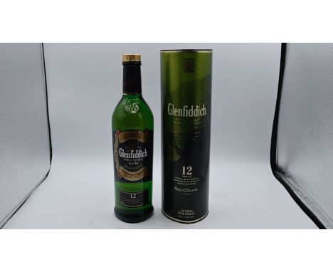 12 Year Old Glenfiddich Single Malt Scotch Whisky 70cl