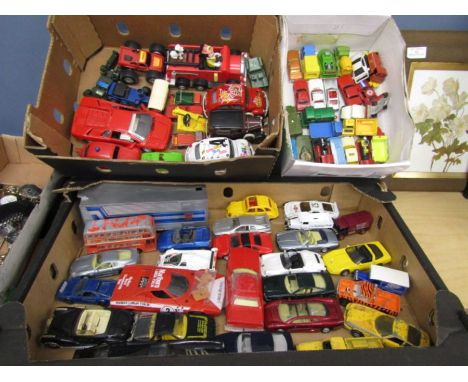 3 trays die cast vehicles inc Corgi, Ford, Stasky &amp; Hutch etc