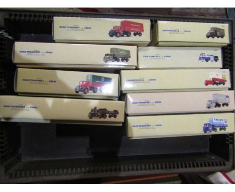 9 boxed Corgi Classics diecast lorries