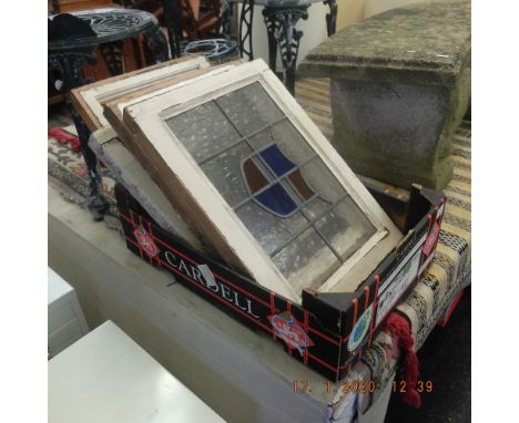 Four leaded light panels