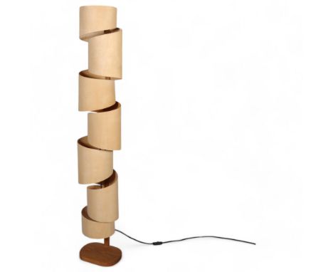 A STUART LAMBLE Stepp floor lamp in working order with LED bulb, height 152cmGood condition