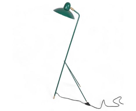 Di Classe, an Arles mid-century style floor lamp by DOMEI ENDO with adjustable green shade, height 125cmGood condition with L