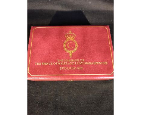 Halmark Replicas Limited, The Marriage of the Price of Wales to Lady Diana Spencer - An 18ct gold stamp, a replica of the por