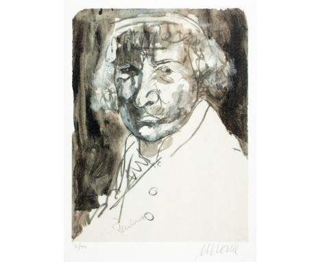 Armin Müller-Stahl. Pablo Picasso. Rembrandt van Rijn. Albrecht Dürer. Drei Farblithographien. 2015. 32 : 22 cm (55 : 45 cm).