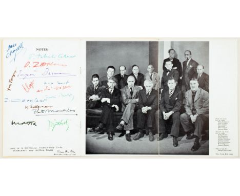 Mappenwerke - Artists in Exile. March 3 to 28, 1942. New York 1942. Mit einer Falttafel mit fotografischer Abbildung. Origina