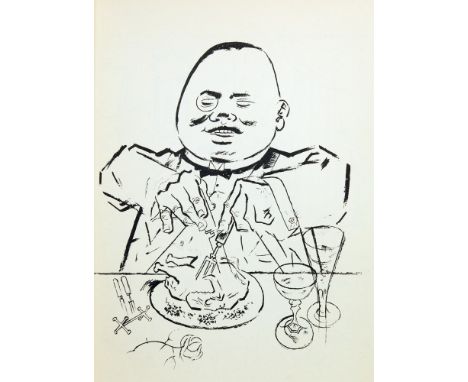 George Grosz. Der Spiesser-Spiegel. 60 Berliner Bilder nach Zeichnungen mit einer Selbstdarstellung des Künstlers. Dresden, C