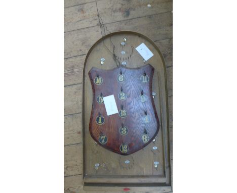 Wall mounted Quoits board and a Bagatelle board