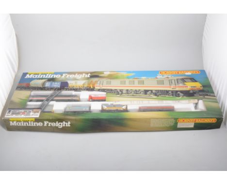 Hornby train set and Scalextric.