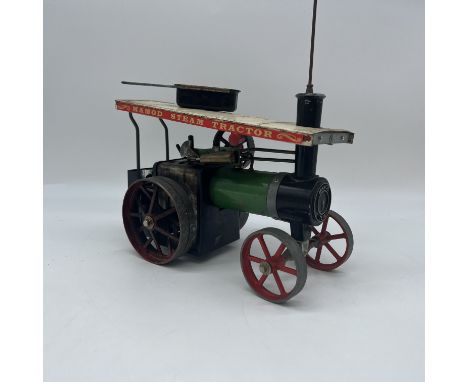A Mamod steam engine model,