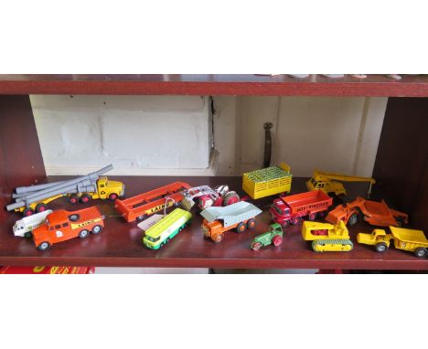 Matchbox, King Size commercials including Scammell 'Laing' Truck with Trailer, Corgi Massey-Ferguson Tractor with 'Beast' Car