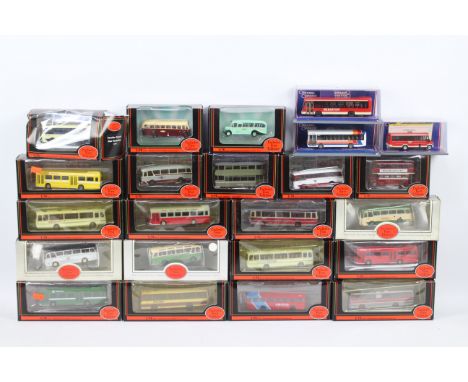 EFE - Corgi Original Omnibus - A fleet of 22 diecast 1:76 scale model buses predominately by EFE. Lot includes EFE #12305 Gre