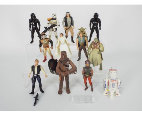 Star Wars, Kenner, Hasbro, LFL, CPG, GMFGI - A muster of 12 loose vintage and modern Star Wars figures. Lot includes Tuskan R