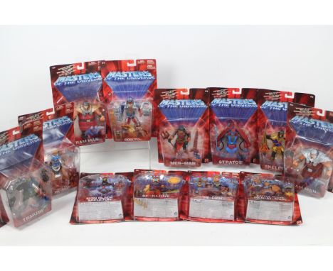 Masters of the Universe - He-Man - MOTU. A collection of twelve carded Masters of the Universe, 2002, Mattel figures to compr