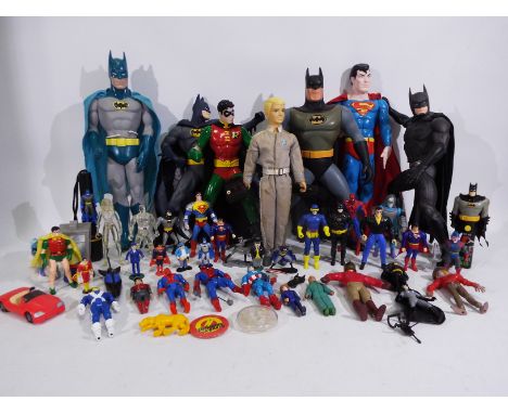 Tonka - DC Comics - Batman - Joe 90 - Disney - Marvel. Approx. Thirty loose figures ranging from Good to Excellent condition 