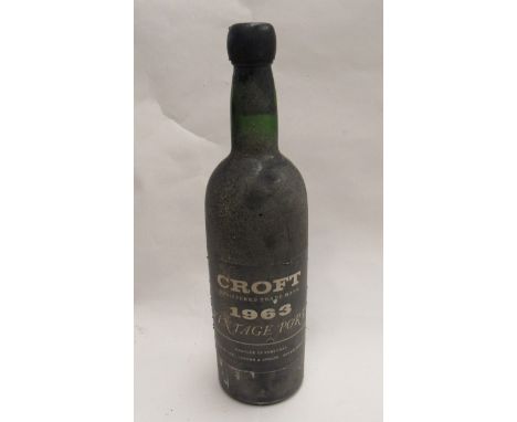 1963 Croft Vintage port
