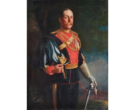 John St Helier Lander (British 1869-1944)   Portrait of Lt. Col. Henry Courtenay Morland (1855-1934), later the 9th Lancers, 