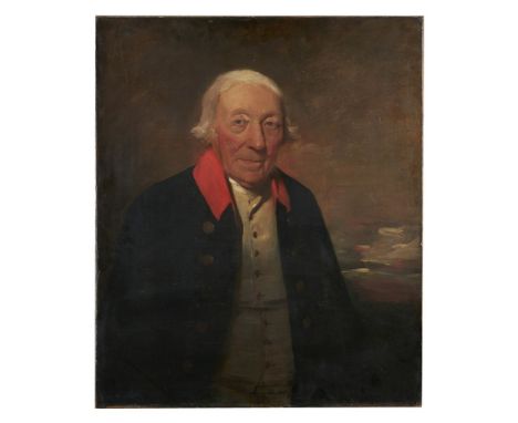 Circle of James (Thomas J.) Northcote (British 1746-1831)   Portrait of a Merchant Navy Captain from the Bolitho family   Oil