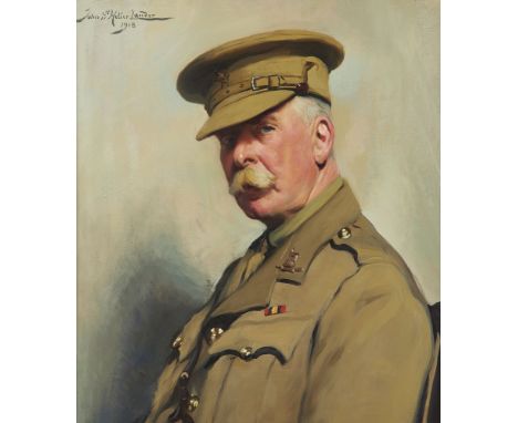John St Helier Lander (British 1869-1944)   Portrait of Lt. Col. Henry Courtenay Morland (1855-1934), Royal West Kent Regimen