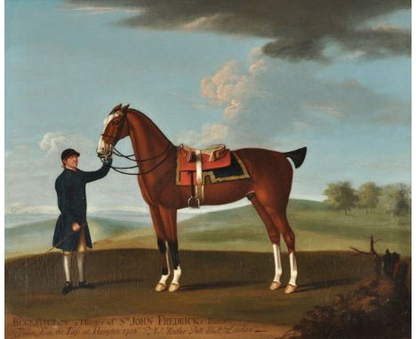 Thomas Butler (British fl. 1750-1759) and studio Bucephulus a Hunter of Sir John Frederick's Baronet. Taken from the Life at 