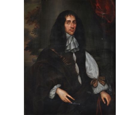 Circle of Johannes Mytens (Dutch 1614-1670)   Portrait of Charles II   Oil on canvas 113 x 91cm (44¼ x 35¾ in.)   Provenance: