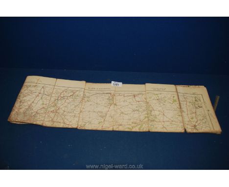 An original 1932 Ordnance Survey Map of Bath &amp; Bristol.