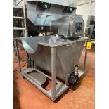 S/S Hopper with Auger, Marathon 20 HP Motor, Drives and Casters, Dimensions= 51" x 47" - Rigging Fee
