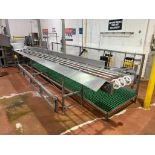 S/S Frame Conveyor 18' x 20" with S/S Clad Drive and 224" x 4' S/S famed Platform with Railing - Rig