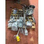 Assorted S/S Shovels, Rakes, Buckets and Magnets - Rigging Fee: $75