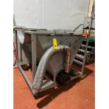 S/S Hopper with Auger, Drives and Casters, Dimensions= 51" x 47" - Rigging Fee: $250