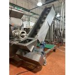 S/S Auger Conveyer with Casters 10' x 21" with SEW Drive 10 HP - Rigging Fee: $1450