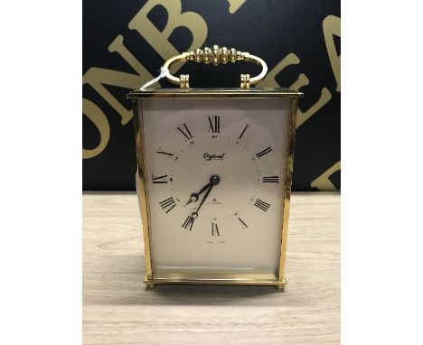 CARRIAGE CLOCK - PRESENTED TO A.RICHARDSON FOR 25 YEARS SERVICE 1978