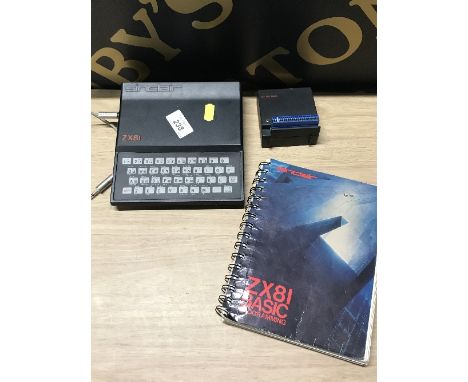 VINTAGE SINCLAIR ZX81 & SINCLAIR ZX16K RAM , SINCLAIR ZX81 BASIC PROGRAMMING