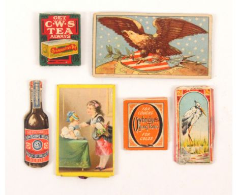 Needle cases, books, etc., comprising a colour printed Synoptical Needle Case for C. Laight and Co., with colour scrap 'Come 