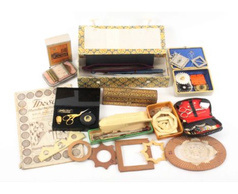 A collection of 20th Century sewing and crafting tools, etc.     (qty)                           From the estateof a European