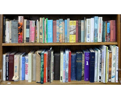 TEN SHELVES OF BOOKS, MISCELLANEOUS GENERAL SHELF STOCK 