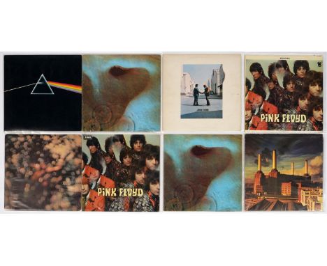 VINTAGE VINYL RECORDS. PINK FLOYD ALBUMS (8) 
