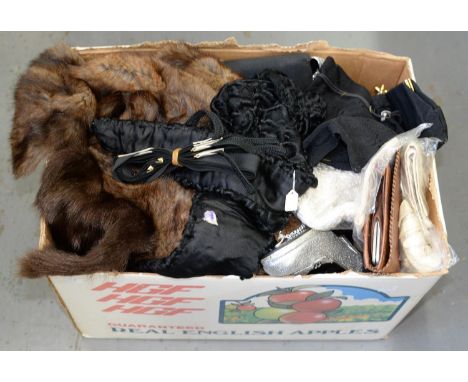 VINTAGE AND OTHER CLOTHING AND ACCESSORIES, INCLUDING FURS, GLOVES, HANDBAGS AND SHOES 