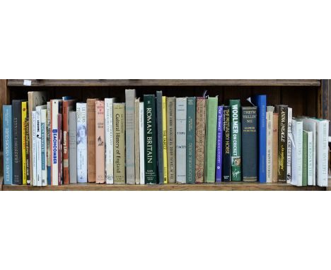 FIVE SHELVES OF BOOKS, MISCELLANEOUS GENERAL SHELF STOCK 