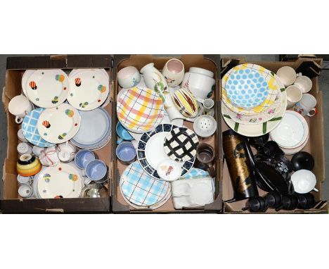 MISCELLANEOUS MID C TEA AND DINNER WARE INCLUDING DENBY, MIDWINTER, ETC 