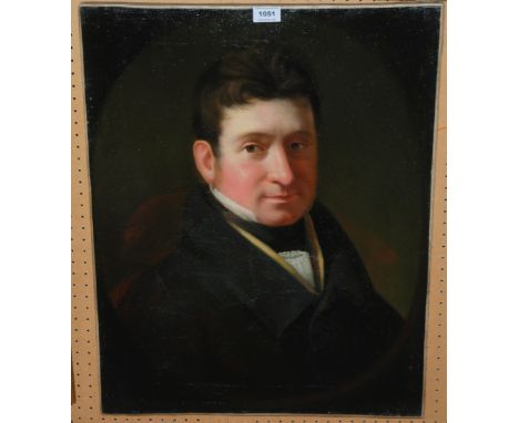BRITISH SCHOOL Portrait of a gentleman, oil on canvas, 67 x 51cm Condition Report: Available upon request