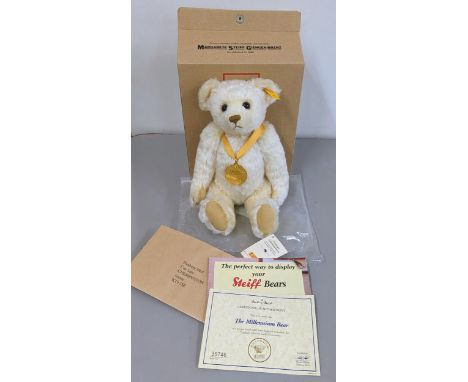 The Millennium Bear, Steiff teddy bear with certification and boxLocation: 