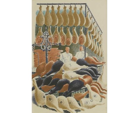 Eric Ravilious (1903-1942) 'Hams'lithograph in colours, from 'High Street' by J M Richards, printed by the Curwen Press and p