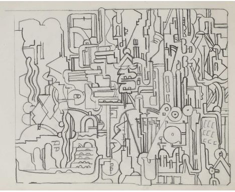 ▲ Sir Eduardo Paolozzi RA (1924-2005) Untitledpencil25 x 35.5cm, unframedProvenance: The artist's estate;thence by descent.Co