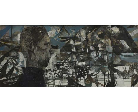 ▲ Bryan Kneale RA (b.1930) 'The River Margin'signed 'BRYAN KNEALE' on stretcher verso, oil on canvas46 x 102cmProvenance: The