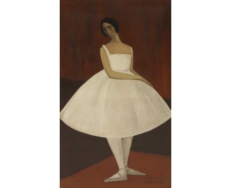 ▲ Jacob Kramer (1892-1962) Anna Pavlovasigned 'JACOB KRAMER' l.r., oil on canvas 132 x 79.5 cmCondition ReportFramed: 148.5 x