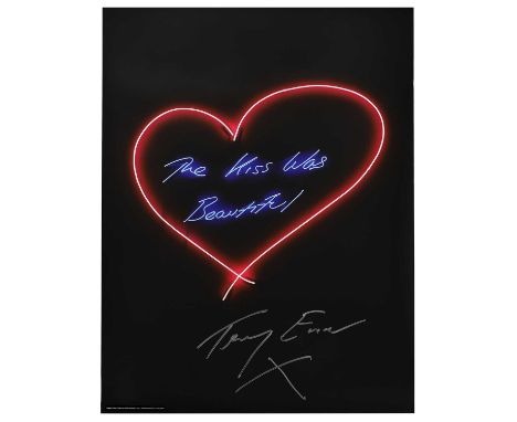 ▲ Tracey Emin RA (b.1963) 'The Kiss Was Beautiful'offset lithograph in colours, 2016, signed 'Tracey Emin' l.r., from an edit