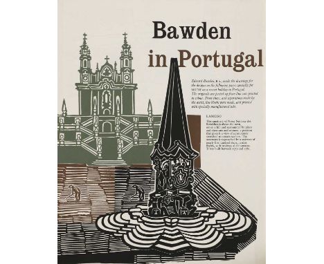▲ Edward Bawden RA (1903-1989) 'Bawden in Portugal'a special section published in 'Motif: A Journal of the Visual Arts; No. 9