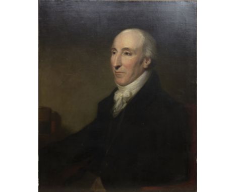 ATTRIBUTED TO SIR HENRY RAEBURN (SCOTTISH 1756 - 1823), PORTRAIT OF A GENTLEMANoil on canvas75cm x 63cmUnframed